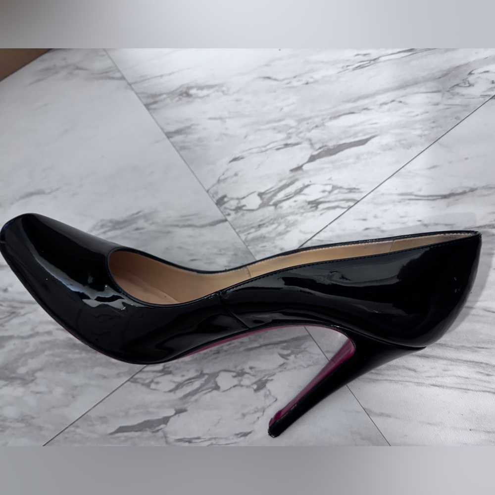 Christian Louboutin Red bottom black heels with box Size: 9 - Picture 9 of 13